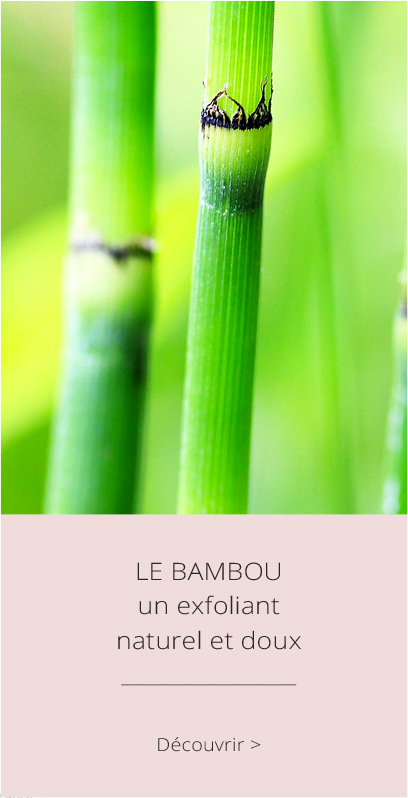 Le Bambou, un exfoliant naturel et doux